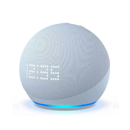 Bocina Inteligente con Alexa Echo Dot 5ta Generación Azul con Reloj