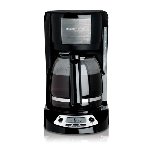 Cafetera Programable Hamilton Beach 12 Tazas Negra 49615