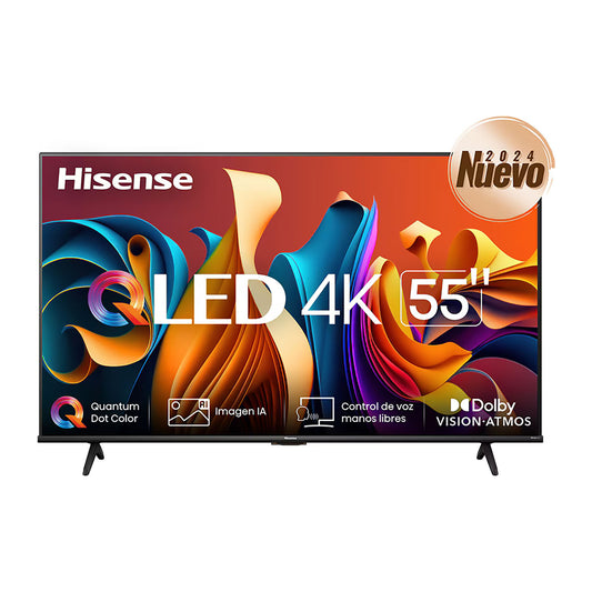 Televisión Pantalla 55 Pulgadas Hisense QLED Google TV 4K UHD 55QD6N