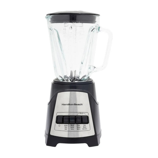 Licuadora Hamilton Beach Power Elite Vaso de Vidrio 1.2 Litros Negra 58148-MXR