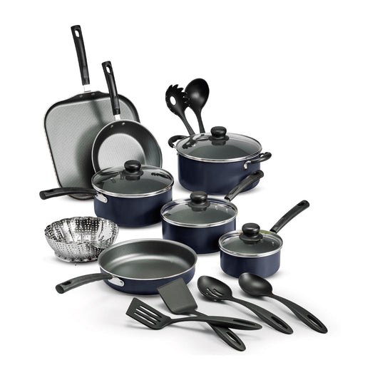 Batería de Cocina Tramontina 18 Piezas Primaware Azul 80119-546