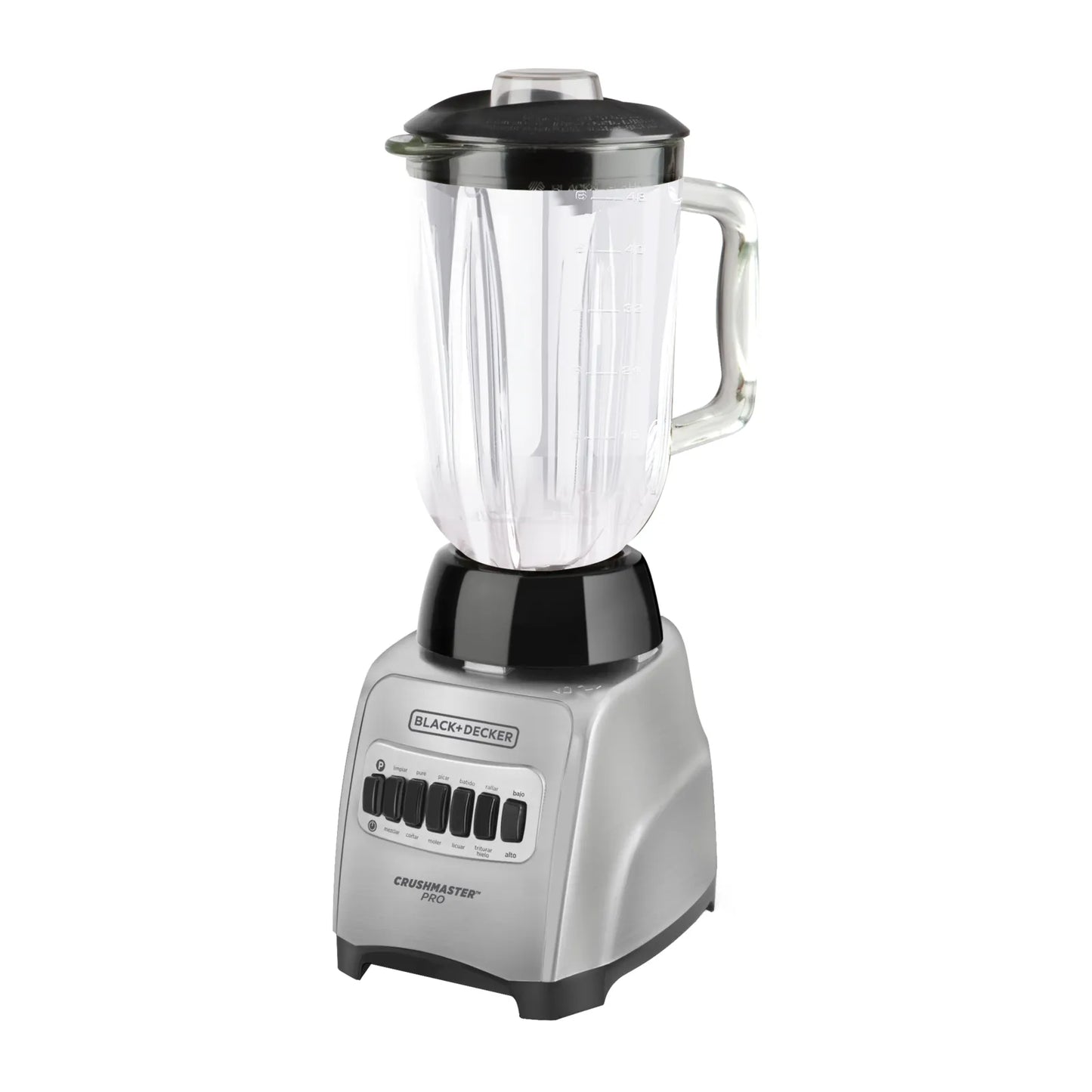 Licuadora Black+Decker Vaso de Vidrio 1.25 Litros Gris BL1000MG