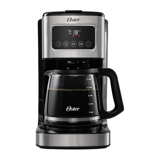 Cafetera Programable Oster Pantalla Táctil 1.5 Litros Gris BVSTDC4403