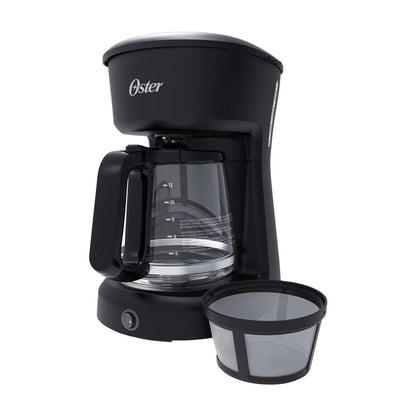 Cafetera Oster 12 Tazas Negra BVSTDCS12B