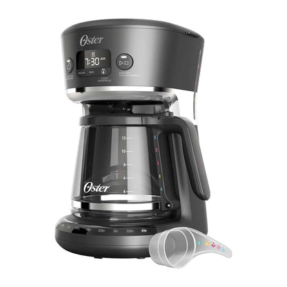 Cafetera Programable Oster con Sistema de Medición 12 Tazas Negra BVSTRF100