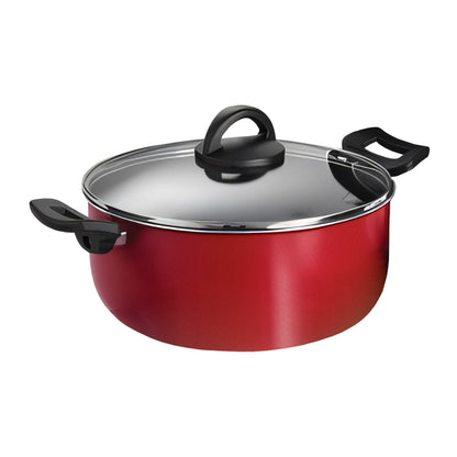 Batería de Cocina Tramontina15 Piezas Roja 32200-643