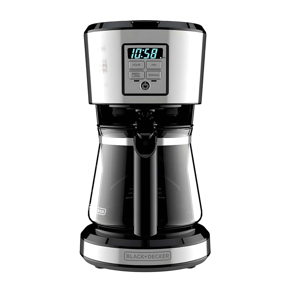 Cafetera Black + Decker Programable Digital Negro