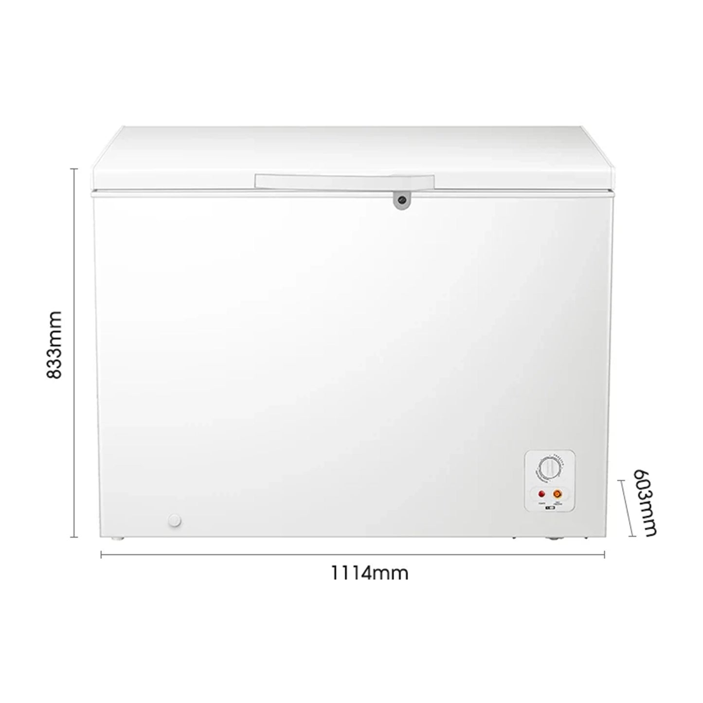 Congelador Horizontal Hisense 9 Pies Cúbicos Blanco FC88D6BWX1