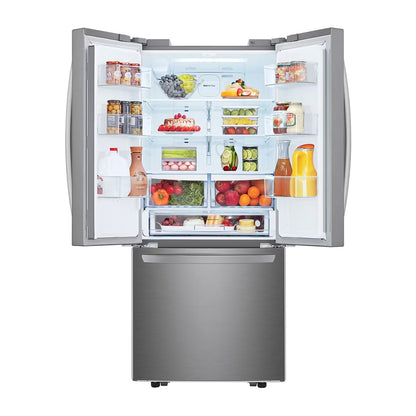 Refrigerador LG 22 Pies Cúbicos French Door Gris GM22SGPK