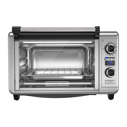 Horno Tostador Black+Decker de 6 rebanadas TOD3300SSD