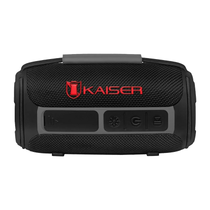 Bocina Bluetooth Recargable Kaiser 2 x 2.5 Pulgadas Negra KSW-2012BK