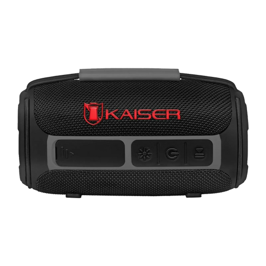 Bocina Bluetooth Recargable Kaiser 2 x 2.5 Pulgadas Negra KSW-2012BK