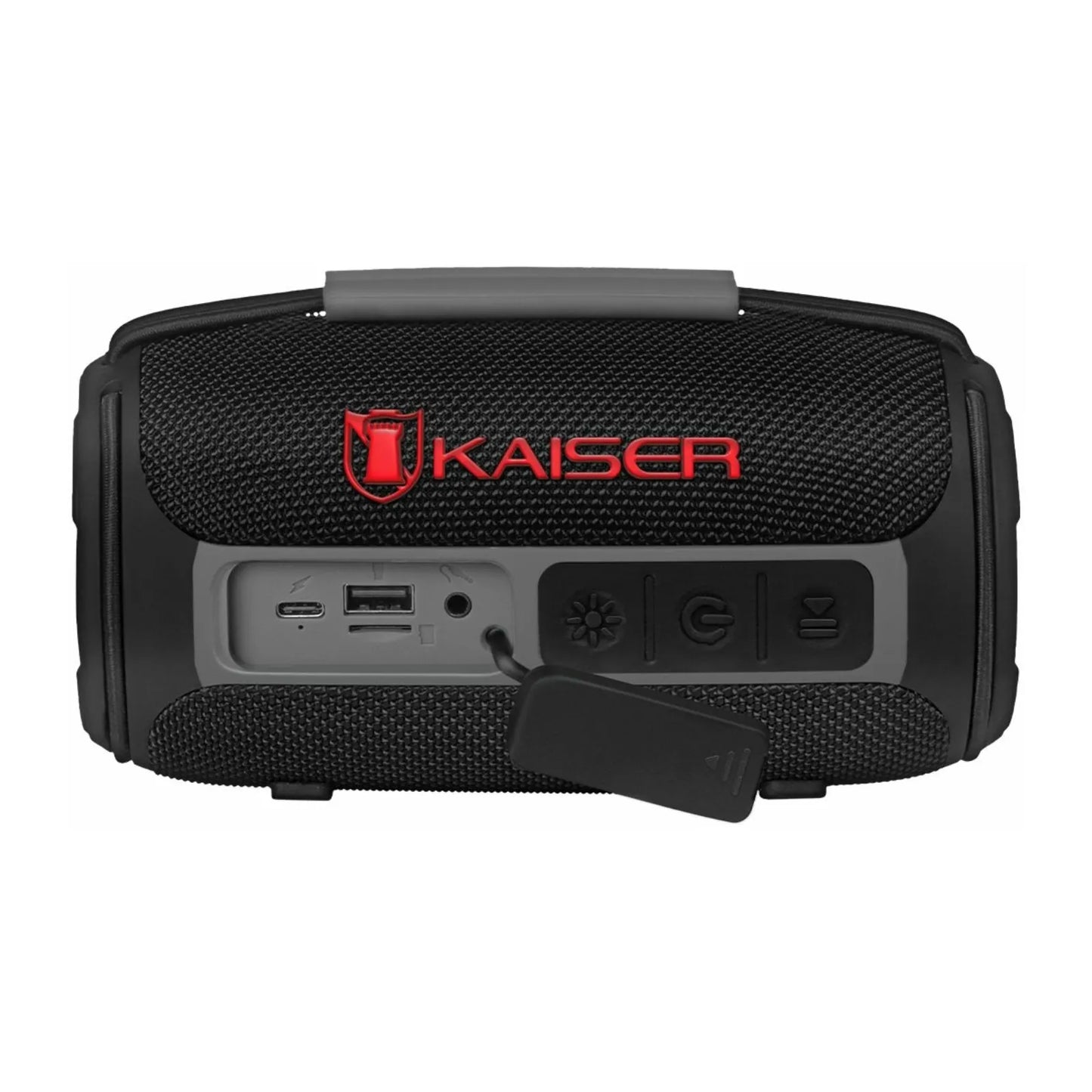 Bocina Bluetooth Recargable Kaiser 2 x 2.5 Pulgadas Negra KSW-2012BK