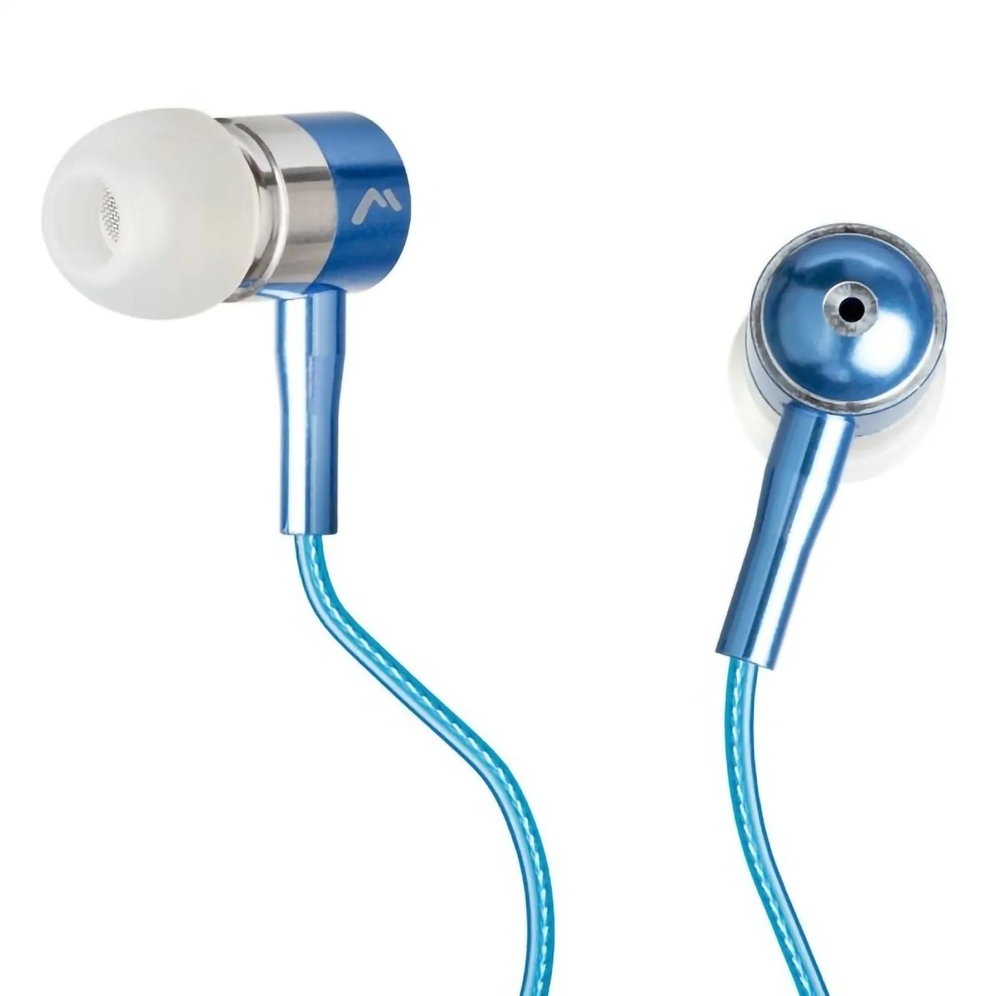 Audífonos Mitzu con Cable Led Audiorítmico Azul MH-2092BL