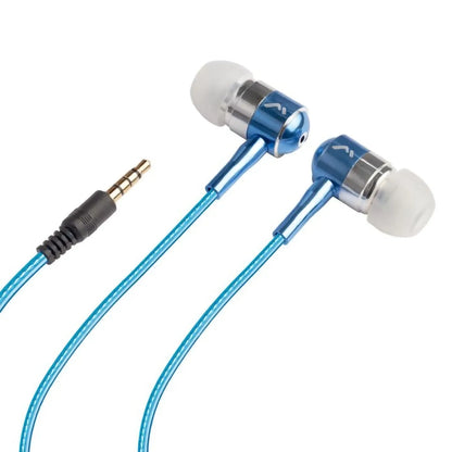 Audífonos Mitzu con Cable Led Audiorítmico Azul MH-2092BL