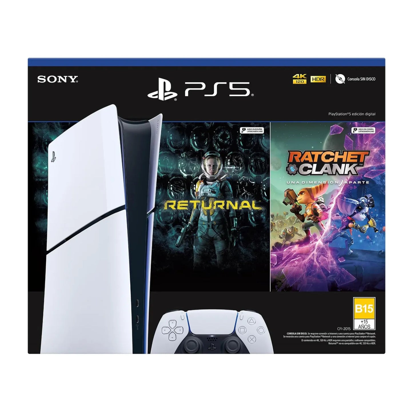 Playstation 5 Slim Edición Digital Megapack Ratchet & Clank / Returnal