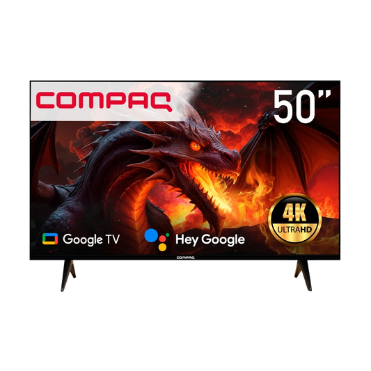 Televisión Pantalla 50 Pulgadas Compaq Google TV 4K UHD QLG50EUHD