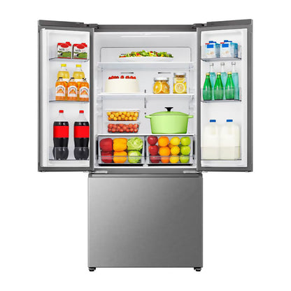 Refrigerador Hisense 22 Pies Cúbicos Gris French Door RF22N6FCX