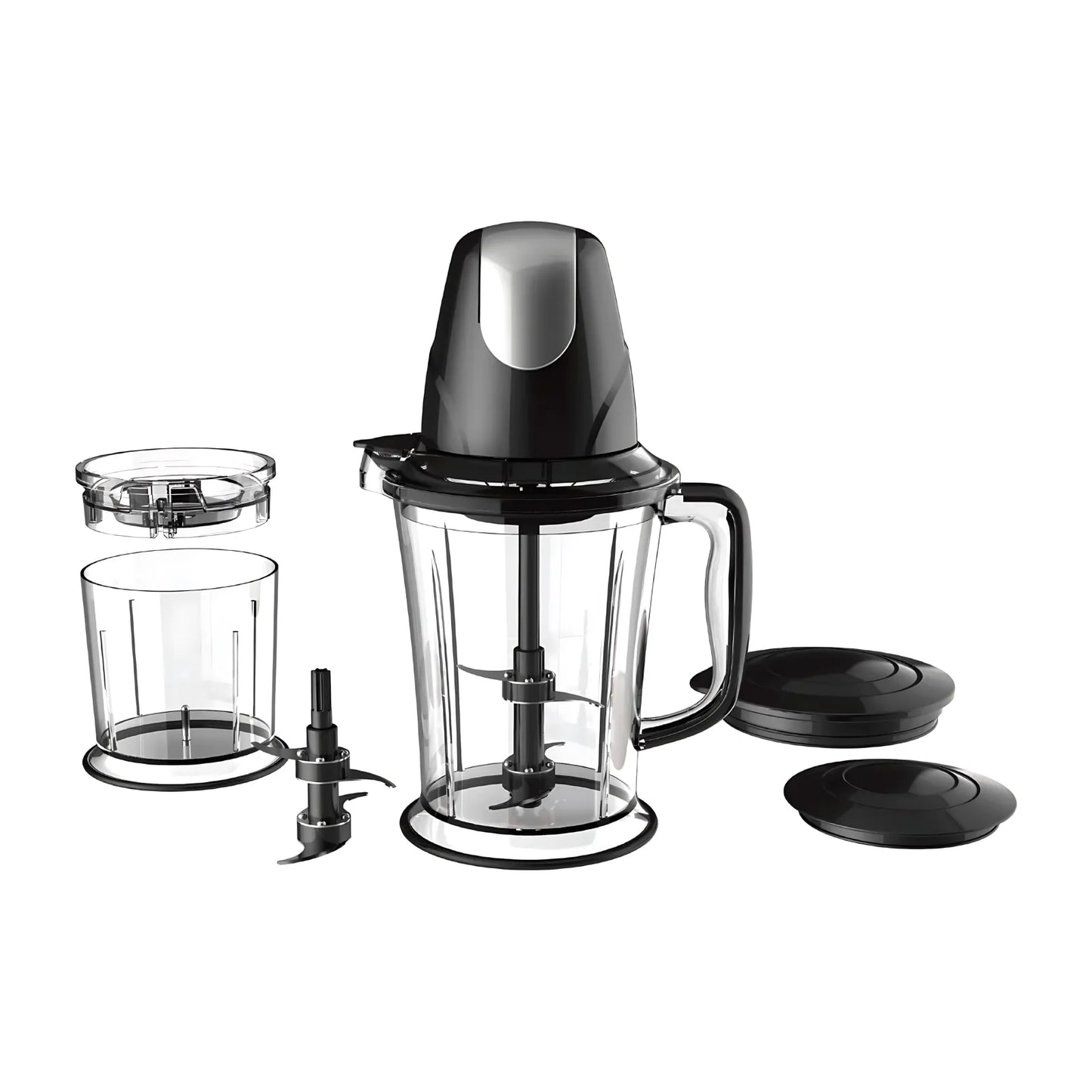 Licuadora y Procesador de Alimentos Chefman Vaso de Plástico 1.5 Litros Negro RJ13-V2-MX