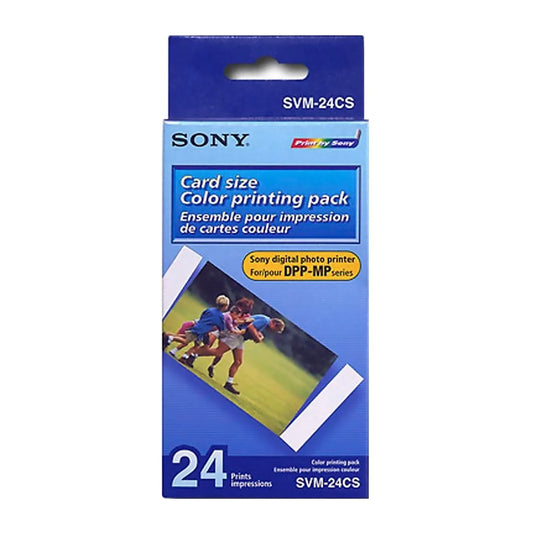 Kit Papel Fotográfico Postal 24 Hojas Sony Svm-24