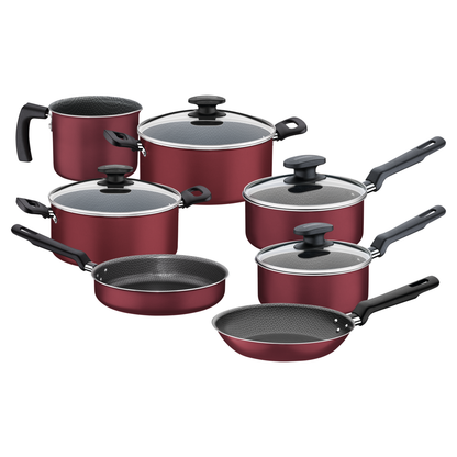 Batería de Cocina Tramontina Loreto 7 Piezas Rojo 20399-783