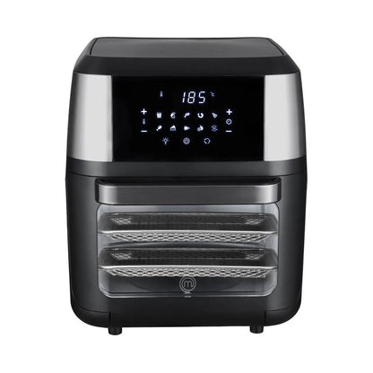 Horno Freidora de Aire MasterChef Premium 12 Litros Negro MK-AFO-12SS