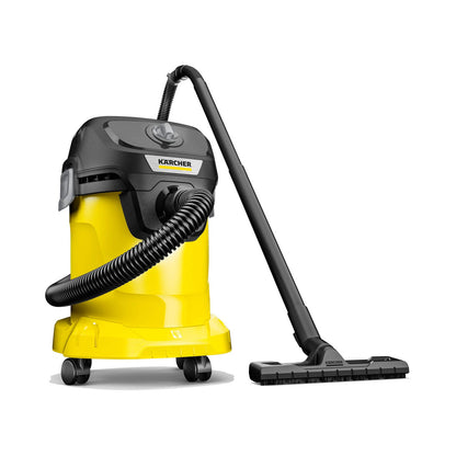 Aspiradora Karcher depósito de plástico de 17 l, cable de 4 m, filtro de cartucho de una pieza KWD-3