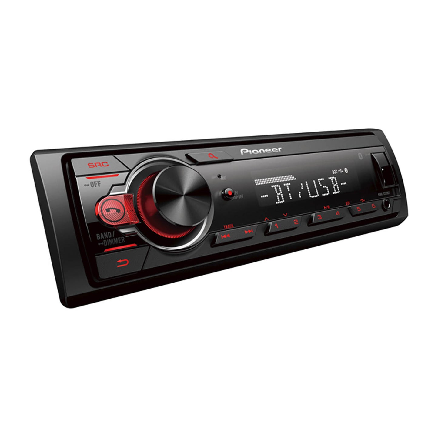 Autoestéreo Pioneer bluetooth puerto USB Iluminado MVHS-215BT