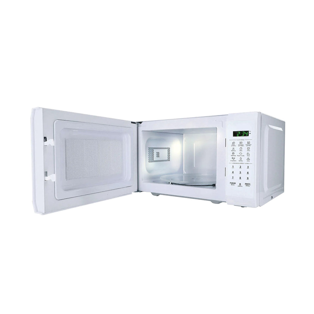 Horno Microondas Daewoo de 0.7 pies, Color Blanco, Modelo DMDP07S2CW