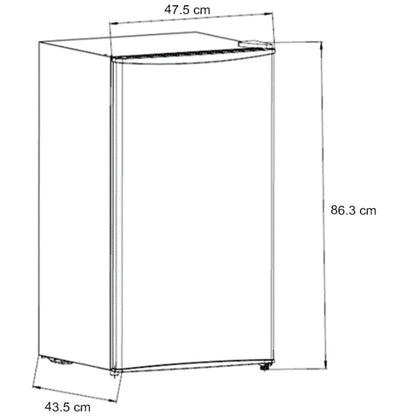 Frigobar 4 Pies Cúbicos Teka RSR-10520GBK