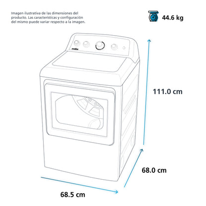 Secadora de Gas 20 Kilos Mabe SMG26N5MNBAB0